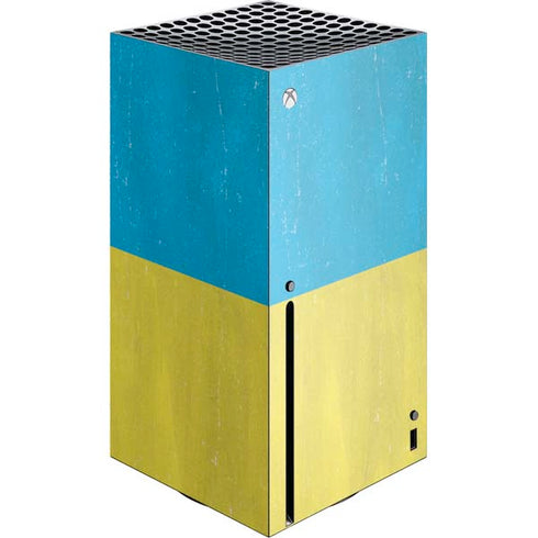Ukraine Flag Distressed Xbox Series X Skins